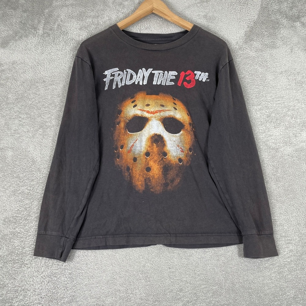 Friday The 13th Shirt Mens XS Black Jason Voorhees Camp Crystal Lake Hollister